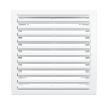 Решетка накладная ERA 3535РР 350х350 мм разъемная белая