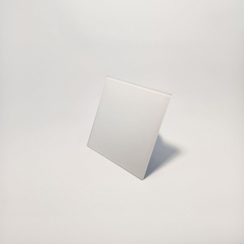 Анемостат со стеклянной внешней частью FOZA D 125 мм. Глянцевое стекло 180х180 мм. Цвет Белый. RAL 9003